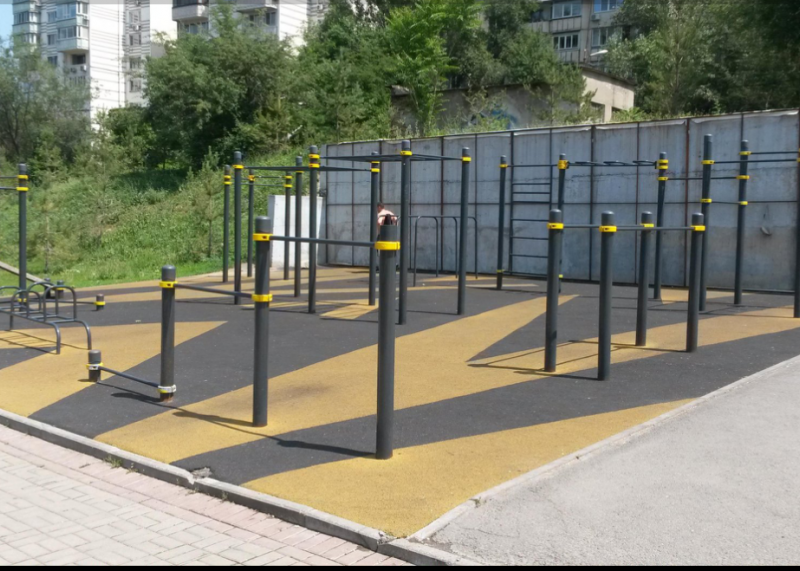 Площадка для воркаута в городе Алматы №11108 Средняя Хомуты фото