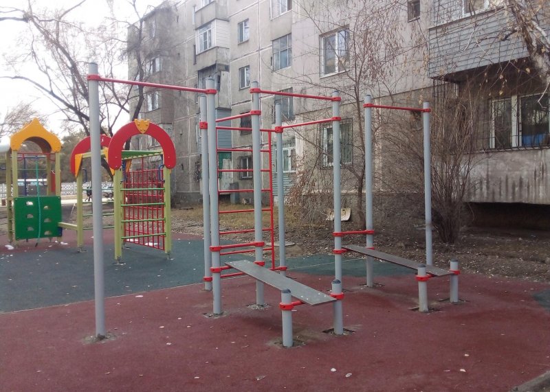 Площадка для воркаута в городе Алматы №11262 Маленькая Хомуты фото