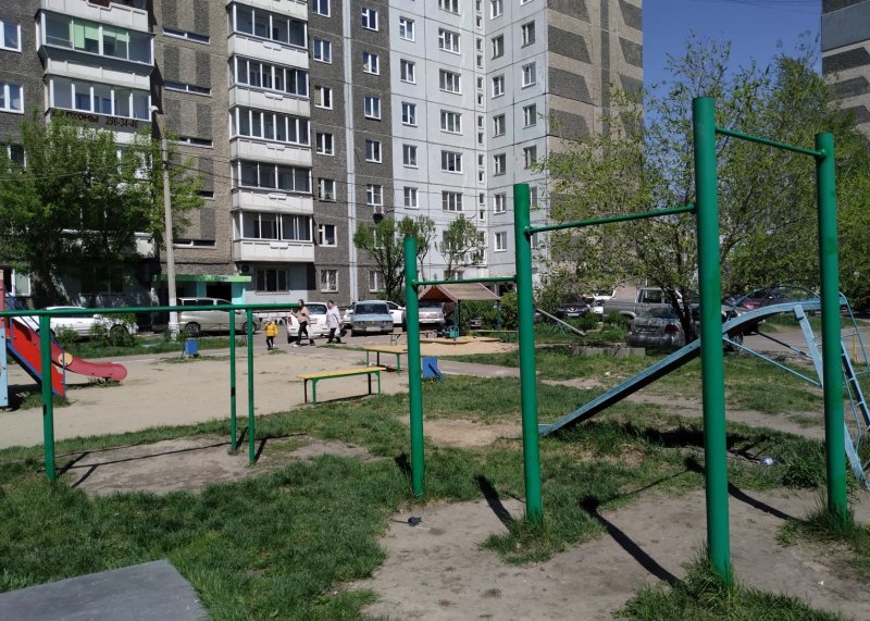 Площадка для воркаута в городе Красноярск №11378 Маленькая Советская фото