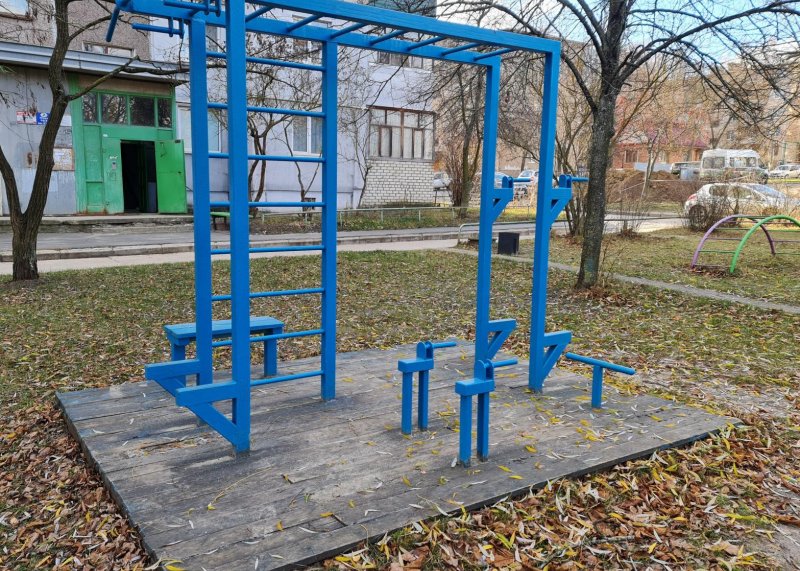 Площадка для воркаута в городе Железногорск (Курская область) №12704 Маленькая Современная фото