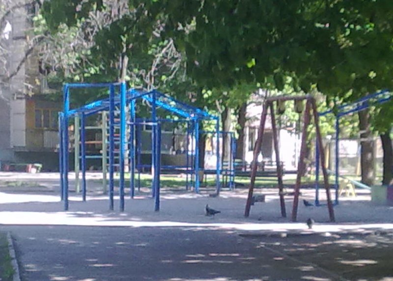 Площадка для воркаута в городе Запорожье №2126 Средняя Современная фото