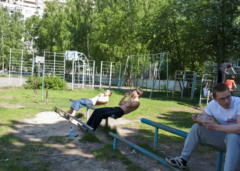 Площадка для воркаута в городе Балашиха №2055 Большая Советская фото
