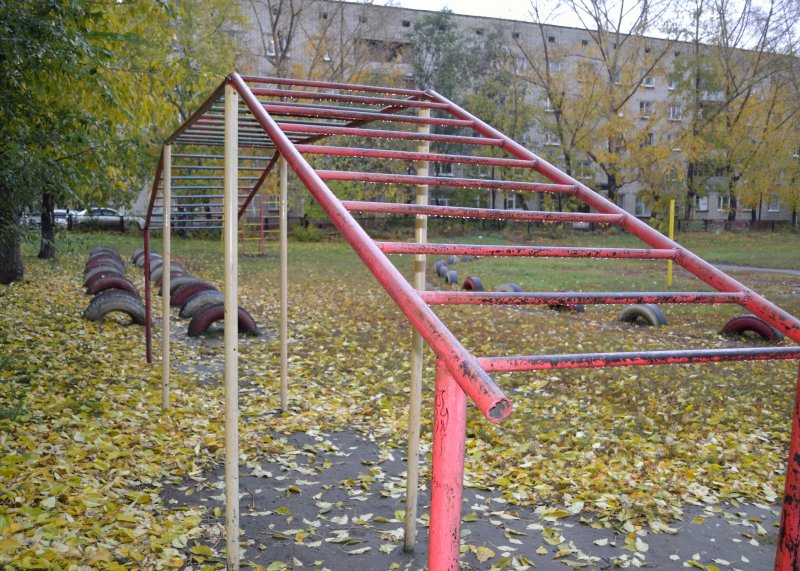Площадка для воркаута в городе Барнаул №2528 Средняя Советская фото