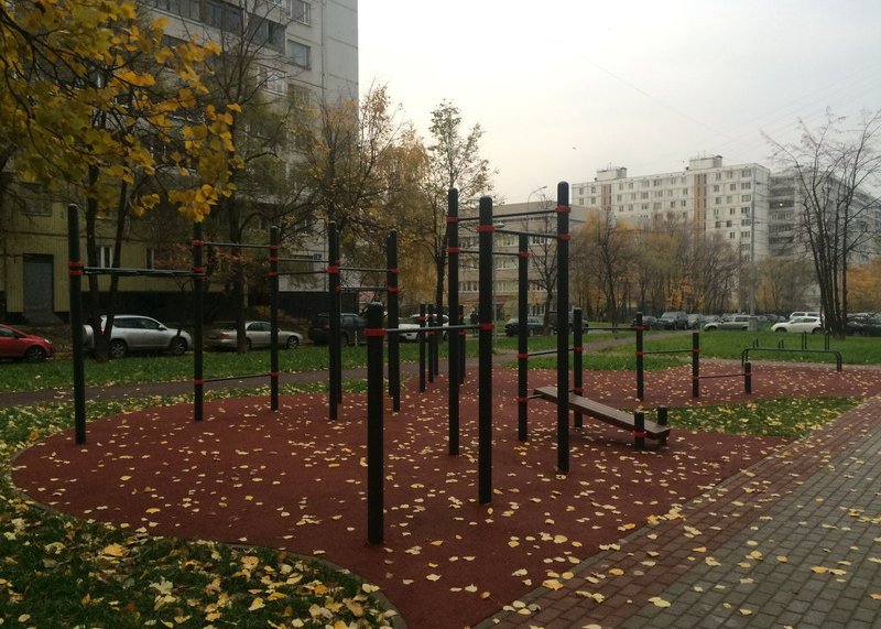 Площадка для воркаута в городе Москва №2568 Маленькая Хомуты фото