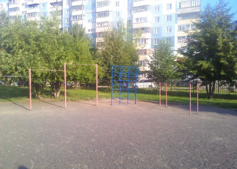 Площадка для воркаута в городе Новосибирск №5340 Маленькая Советская фото