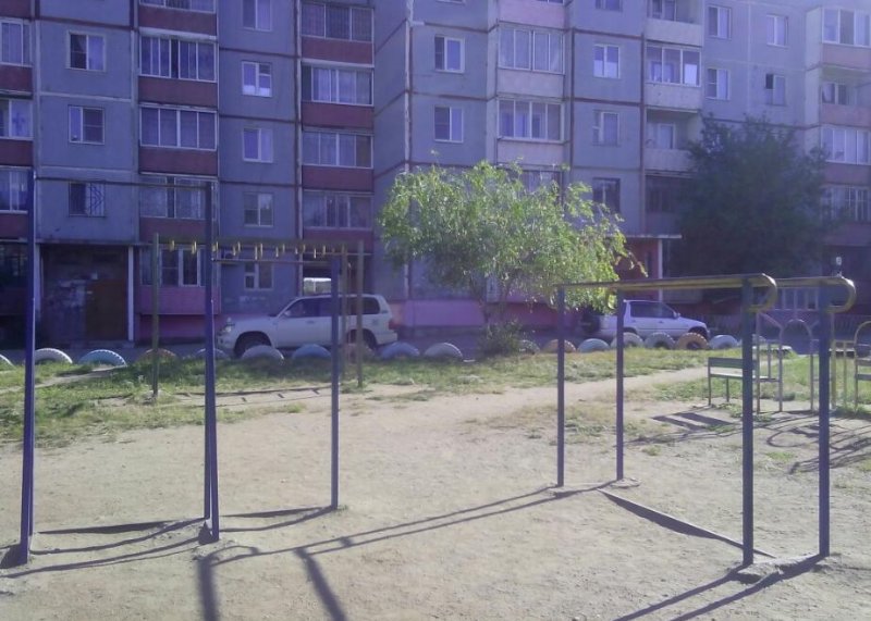 Площадка для воркаута в городе Чита №5526 Маленькая Советская фото
