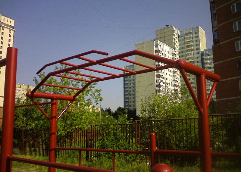 Площадка для воркаута в городе Москва №304 Средняя Современная фото