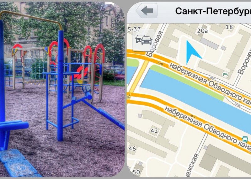 Площадка для воркаута в городе Санкт-Петербург №2326 Маленькая Современная фото