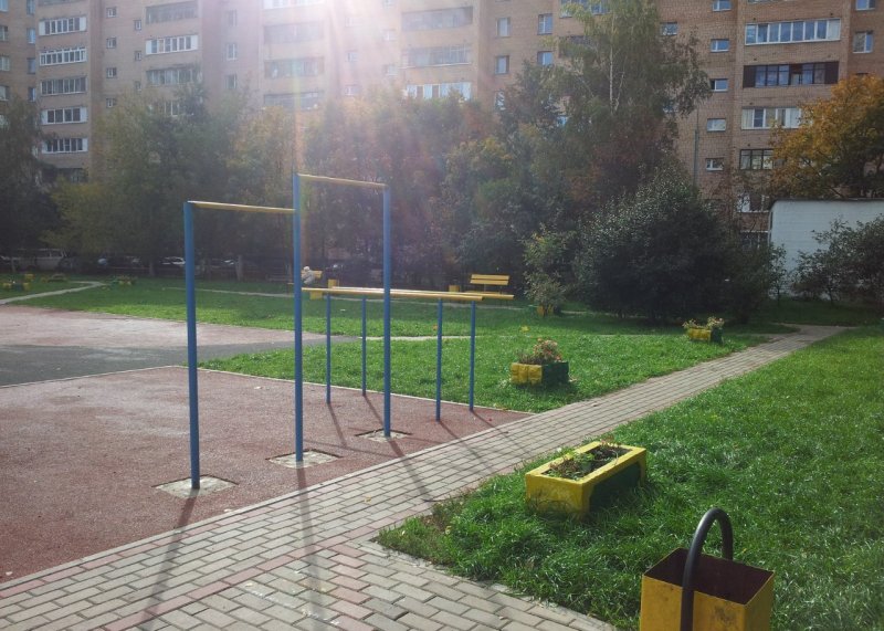 Площадка для воркаута в городе Химки №1266 Маленькая Советская фото