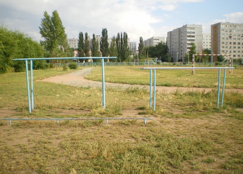 Площадка для воркаута в городе Омск №29 Средняя Советская фото