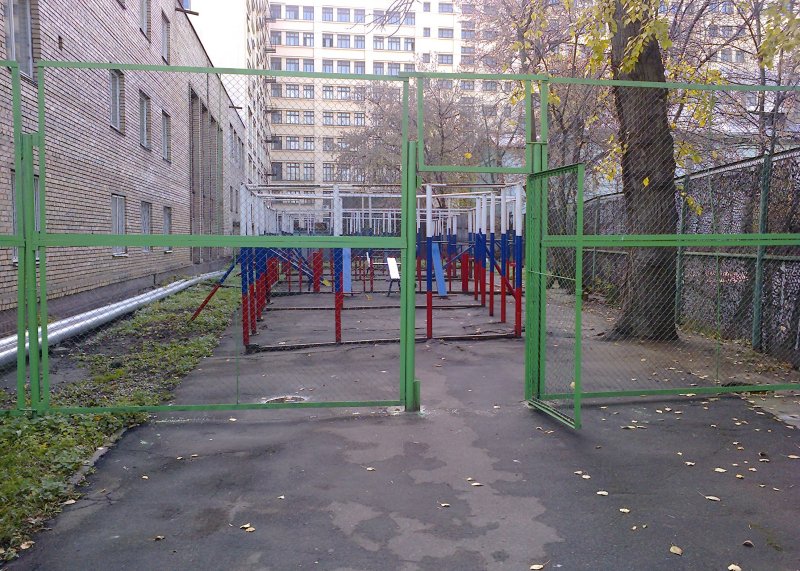 Площадка для воркаута в городе Москва №1317 Большая Современная фото