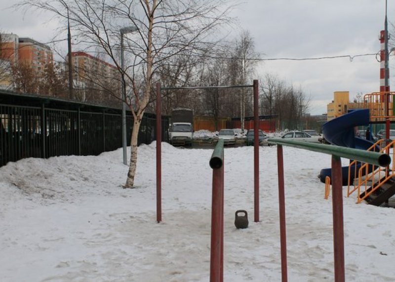 Площадка для воркаута в городе Москва №1974 Маленькая Советская фото