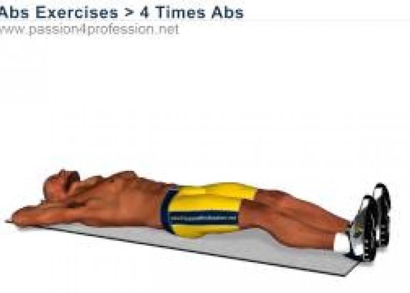 4 Time abs for lower abs - Beginners ab exercises