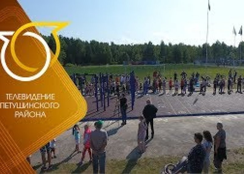 В Вольгинском открыли площадку для воркаута и ГТО