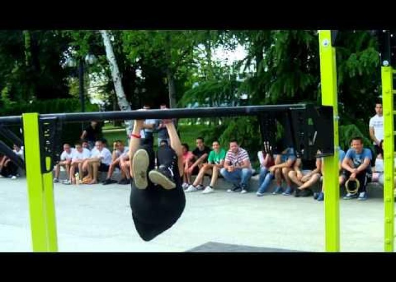 Liya Shtereva from Team ATF- Freestyle Bar Competition (7th place, under 17) SET2