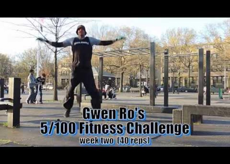 Gwen Ro's 5/100 Fitness Challenge - Week 2 (40reps)