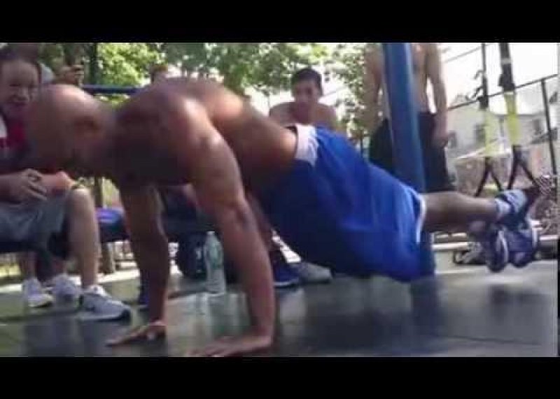 Father & Son Fitness - Atomic push-ups on the TRX