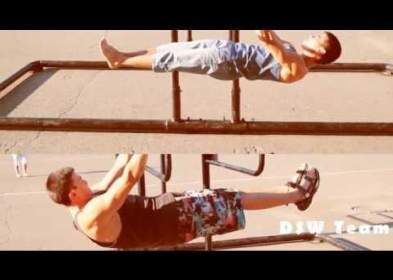 Front lever and Push-ups Planche