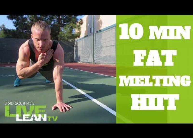 10 Minute Fat Melting HIIT Bodyweight Workout