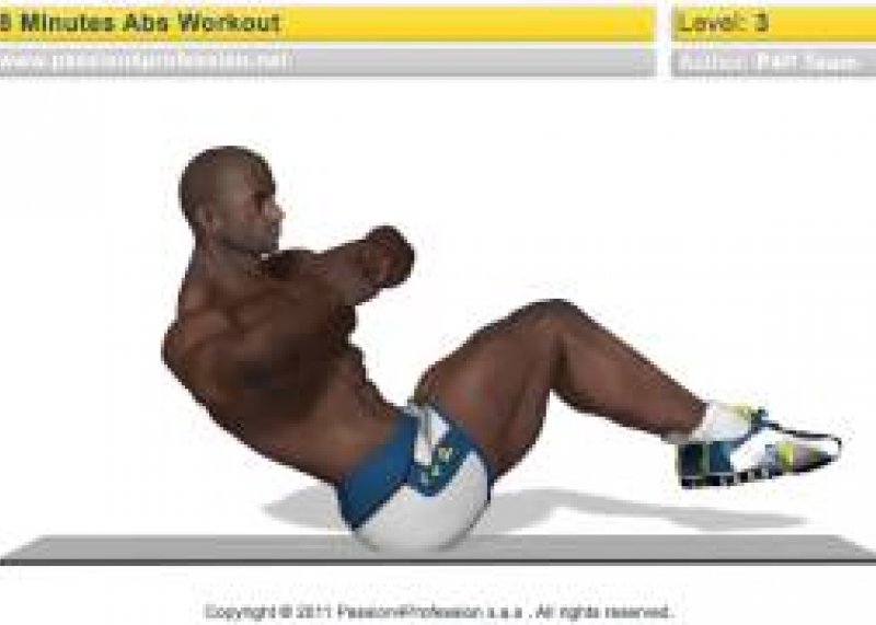 8 Min Abs Workout   Level 3