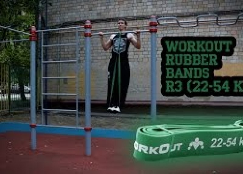 Подтягивания с резиновыми петлями WORKOUT RUBBER BANDS (street workout x beginners x pull-ups)
